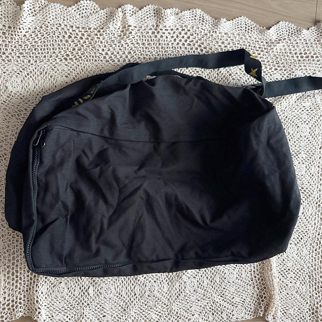 【実物USED】MARINA MILITARE ショルダー ダッフルバッグ 黒