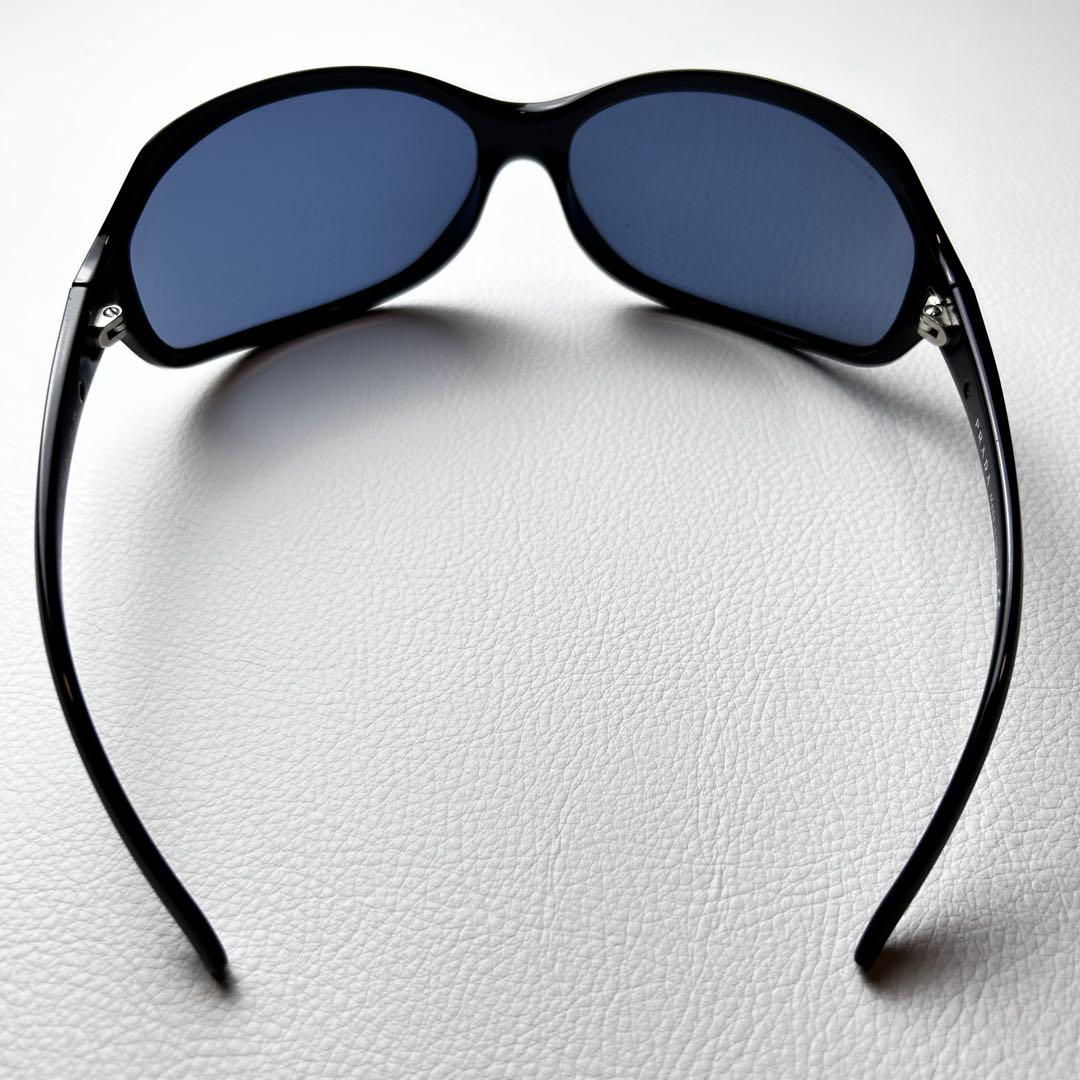 【PRADA サングラス SPR 14G】ブラック　ブルー　GACKT着用