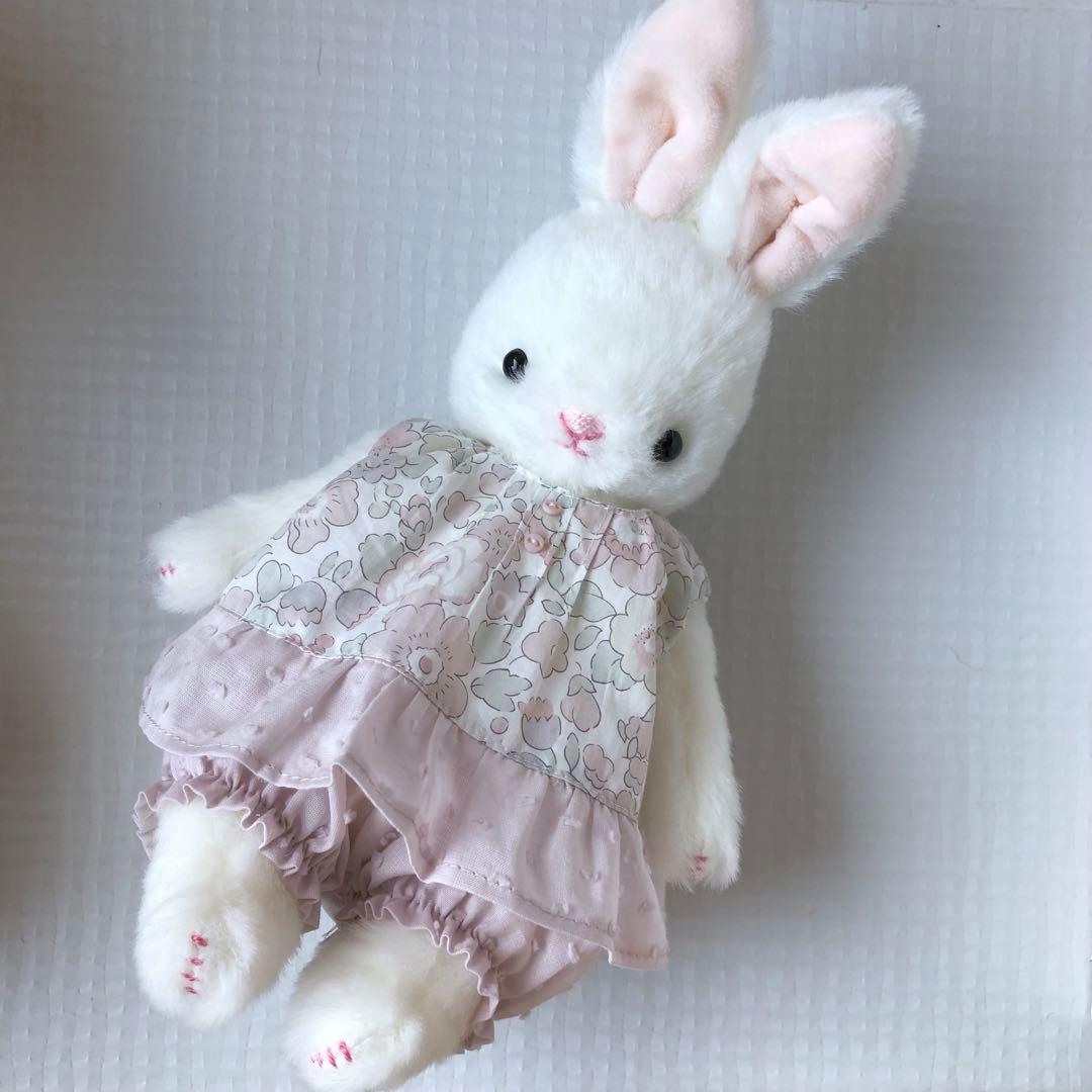 ハンドメイド　ましろうさぎちゃんの初節句　ぬいぐるみ