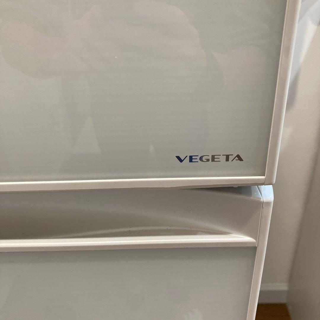 【2014年製】東芝 冷蔵庫 VEGETA GR-G43GXV（ZW）426L