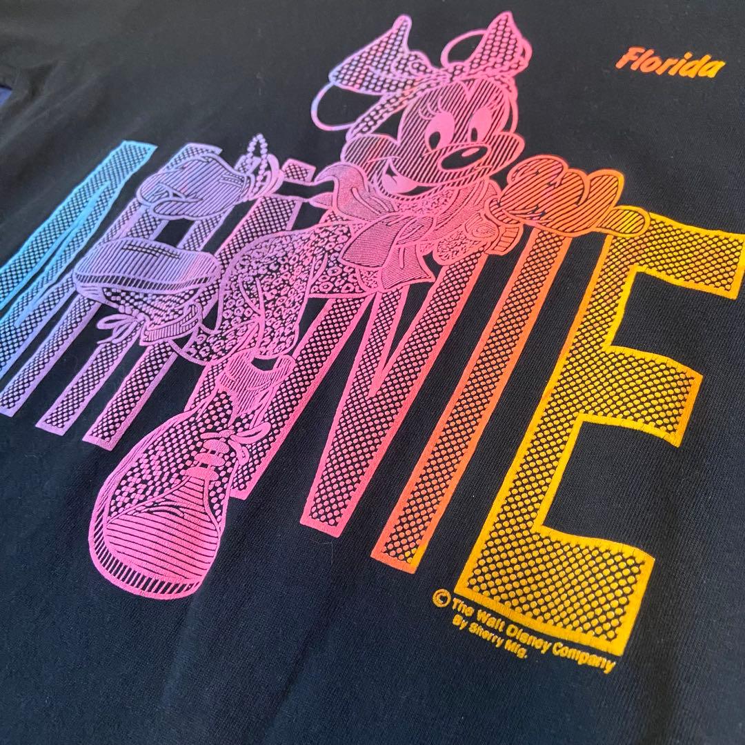 Sherry's BEST ミニーマウス プリント Tシャツ USA製　Lサイズ