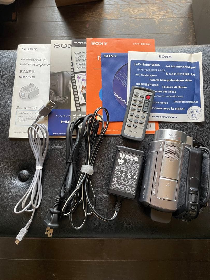 SONY ビデオカメラ DCR-SR220 【動作確 認済】