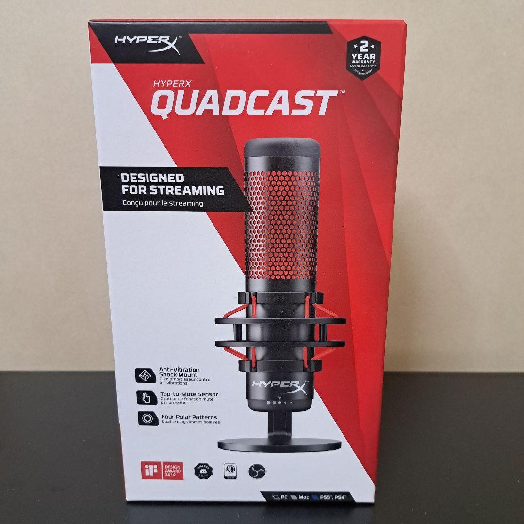 HyperX QuadCast マイク 4P5P6AA
