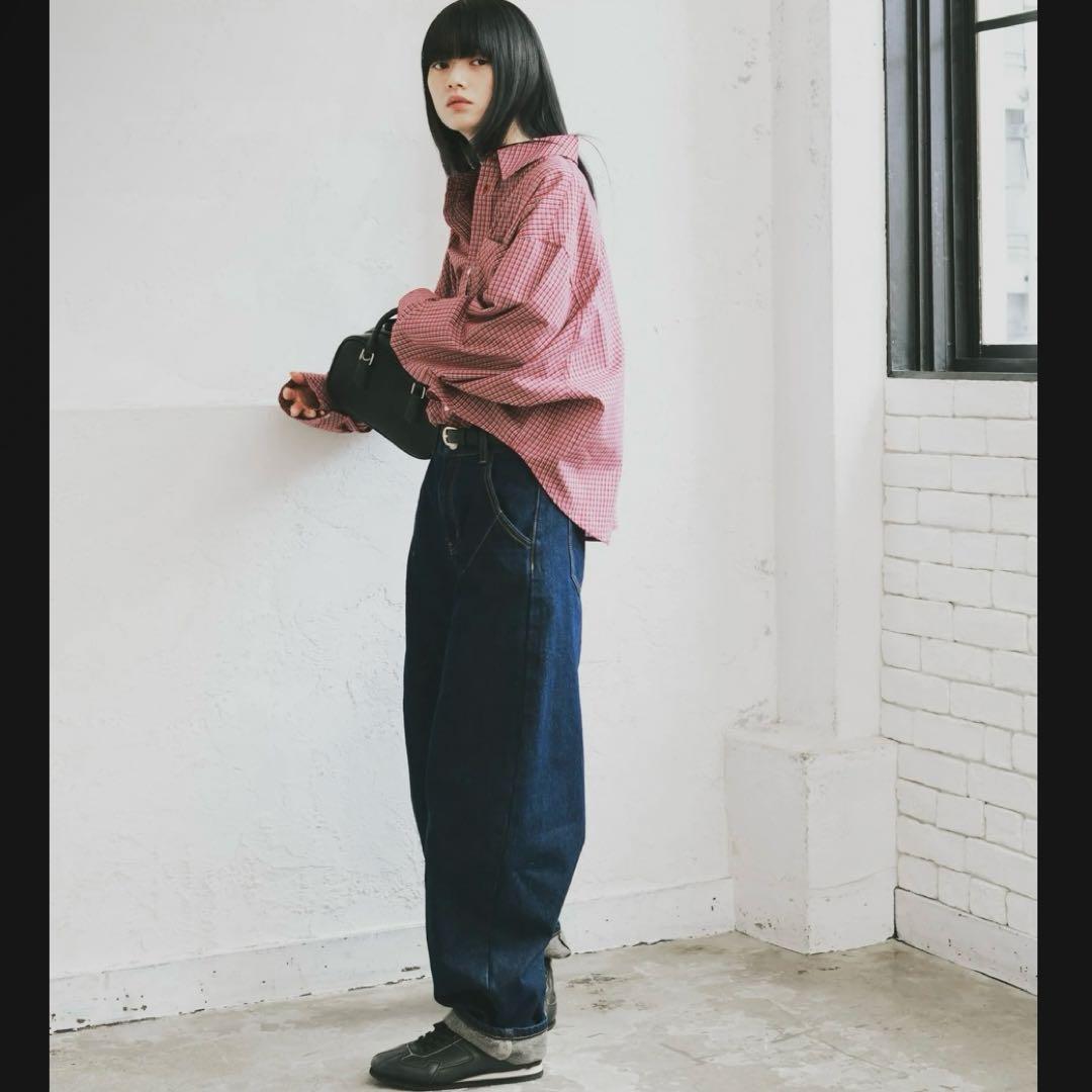 新品 fashiru wide tapered denim size1