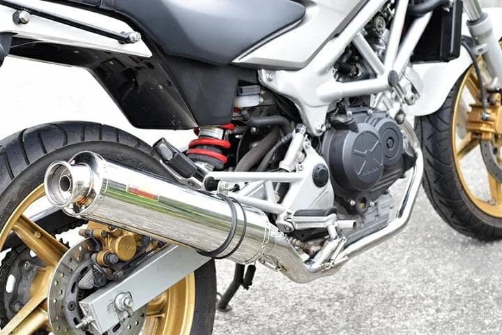 [新品] MC33 VTR250 リアライズ マフラー アリア FI車用