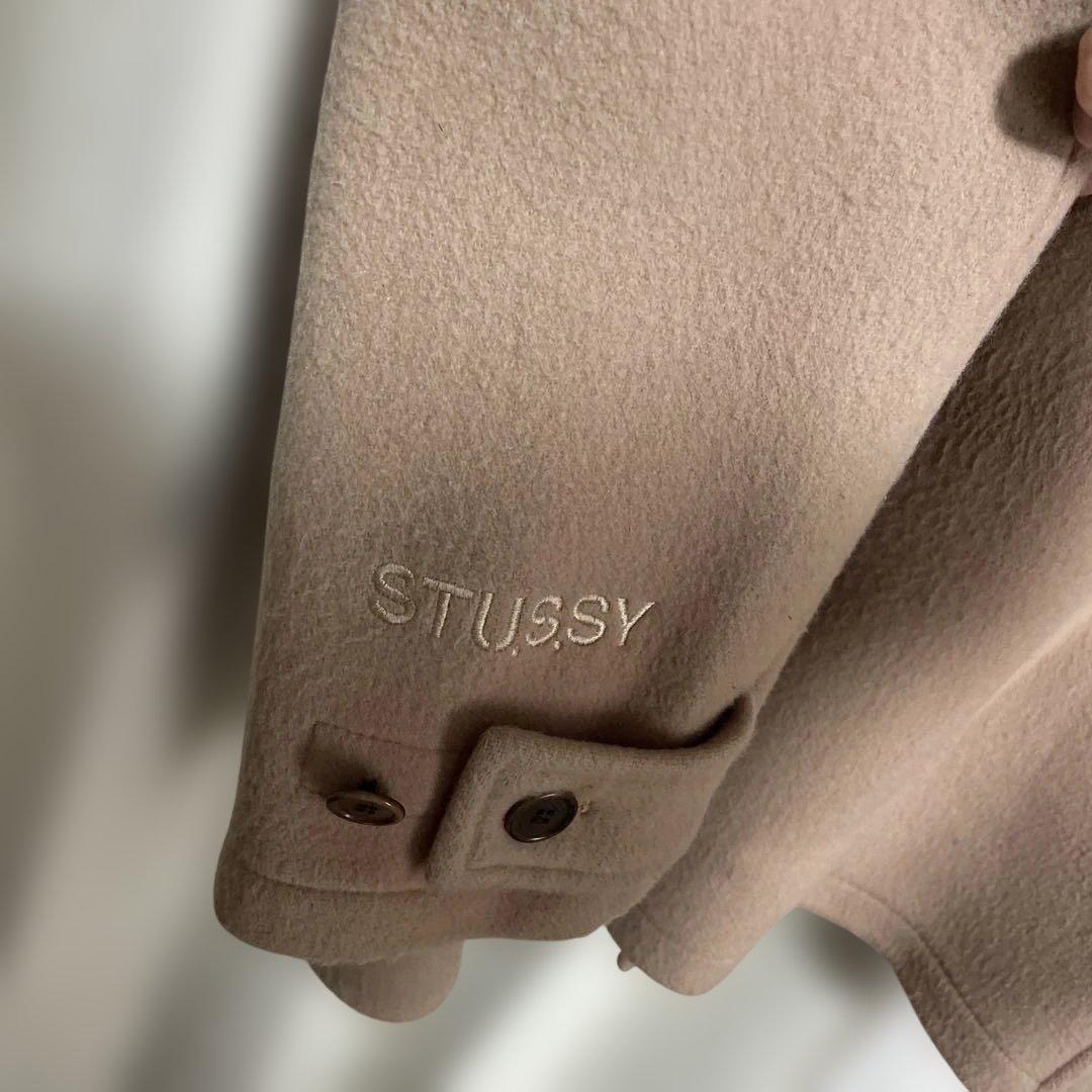 Stussy Gloverall ベージュダッフルコート‼️ 　レアなコラボ‼️