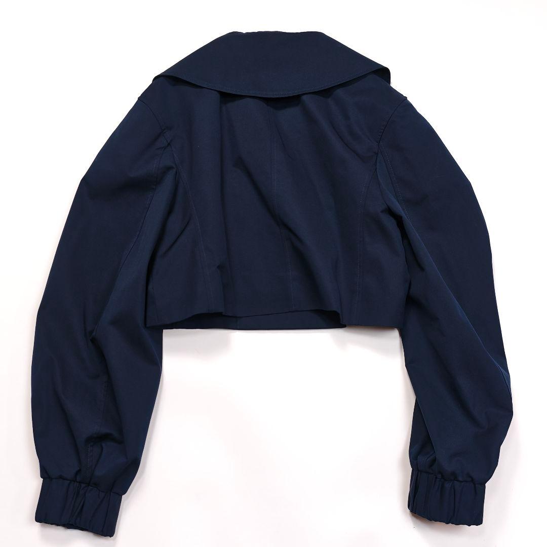 2025SS 美品 FORME ショートトレンチコート 東原亜希 F ネイビー