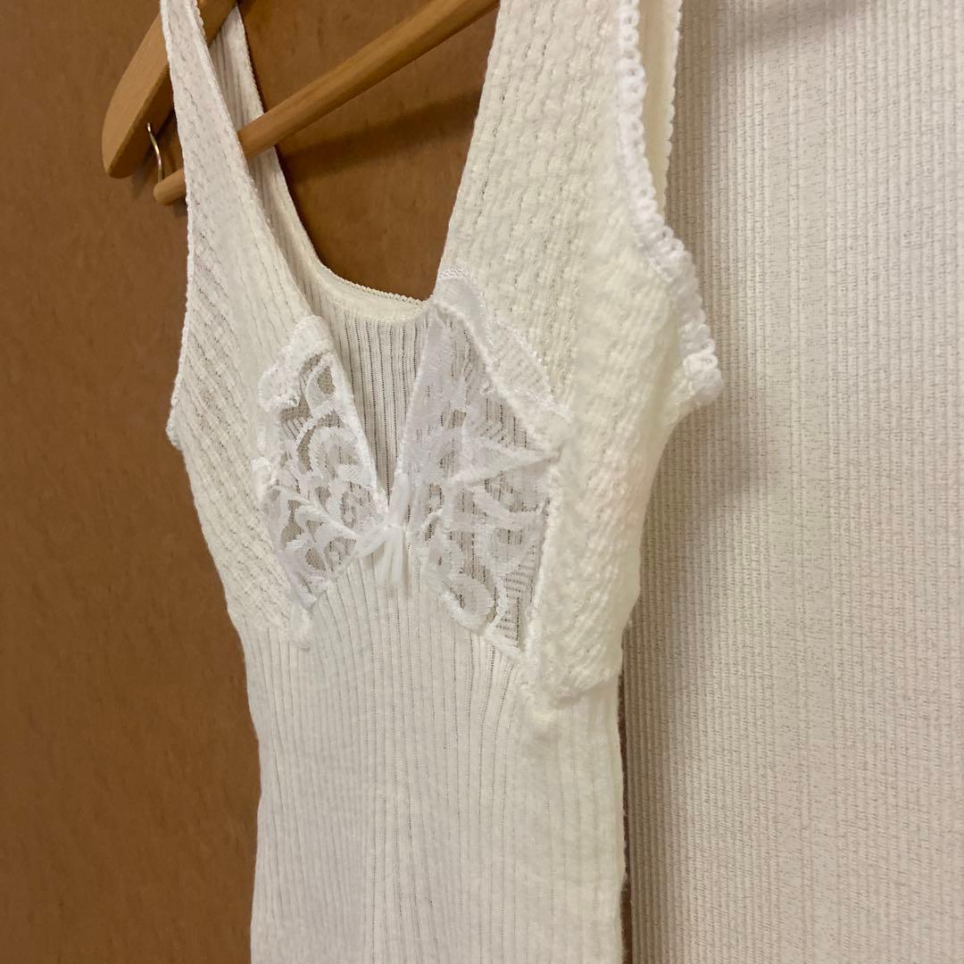 ヨーロッパヴィンテージeuro vintage under wear White
