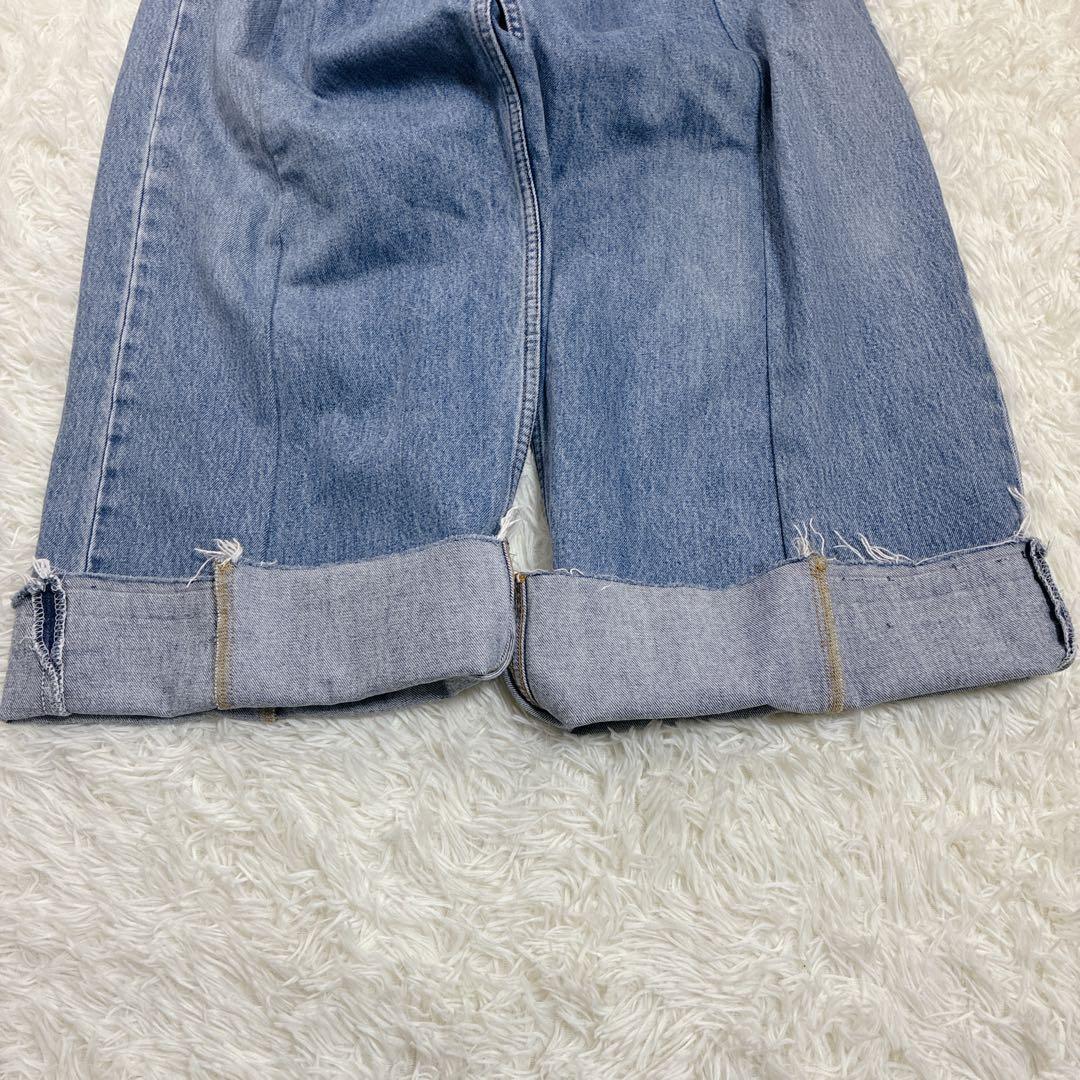 77サーカ × カレンソロジー 別注 バギー デニムパンツ ワイド リメイク M