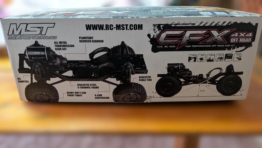 MST CFX 1/10 4WDオフロードRCカーキット