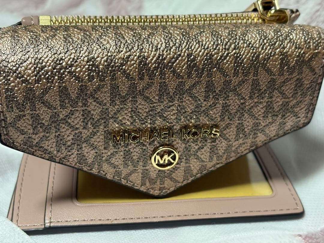 MICHAEL KORS 三つ折り財布 ピンク