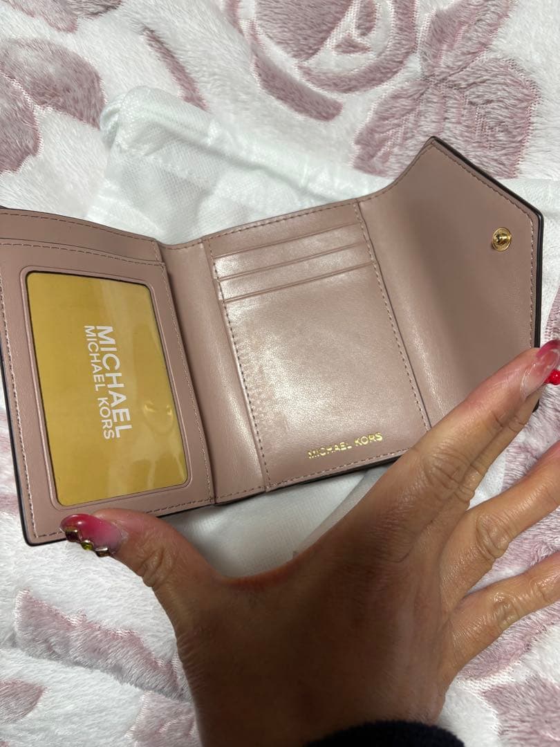 MICHAEL KORS 三つ折り財布 ピンク