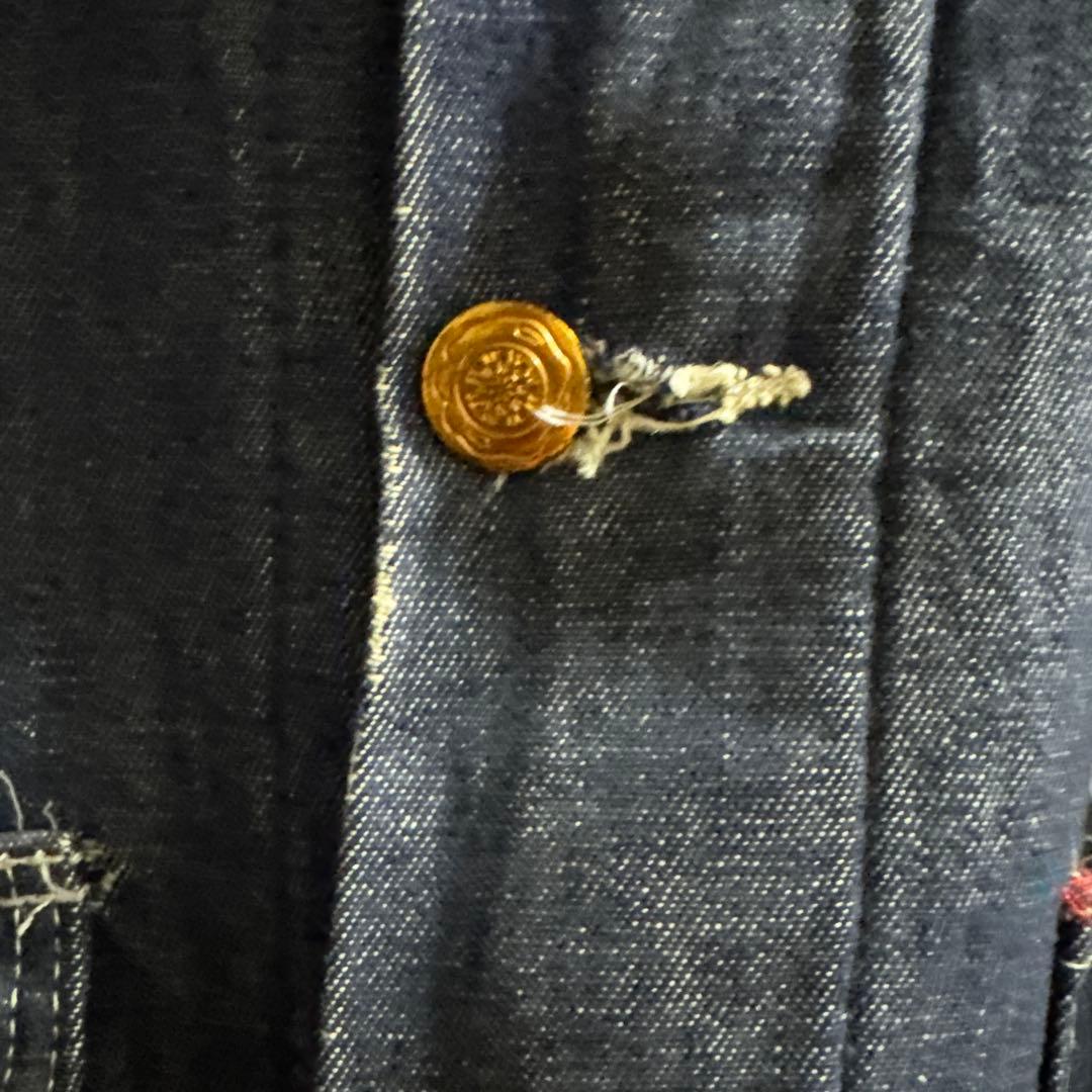 ジャケット・アウター 60s Unknown Denim Coverall BlancketLiner
