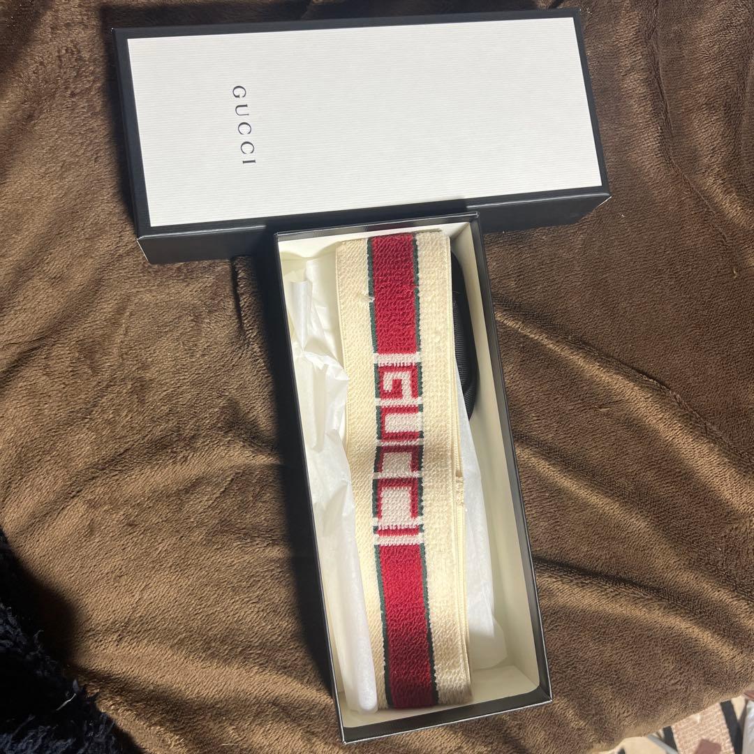 グッチ GUCCI エラスティック ヘアバンド