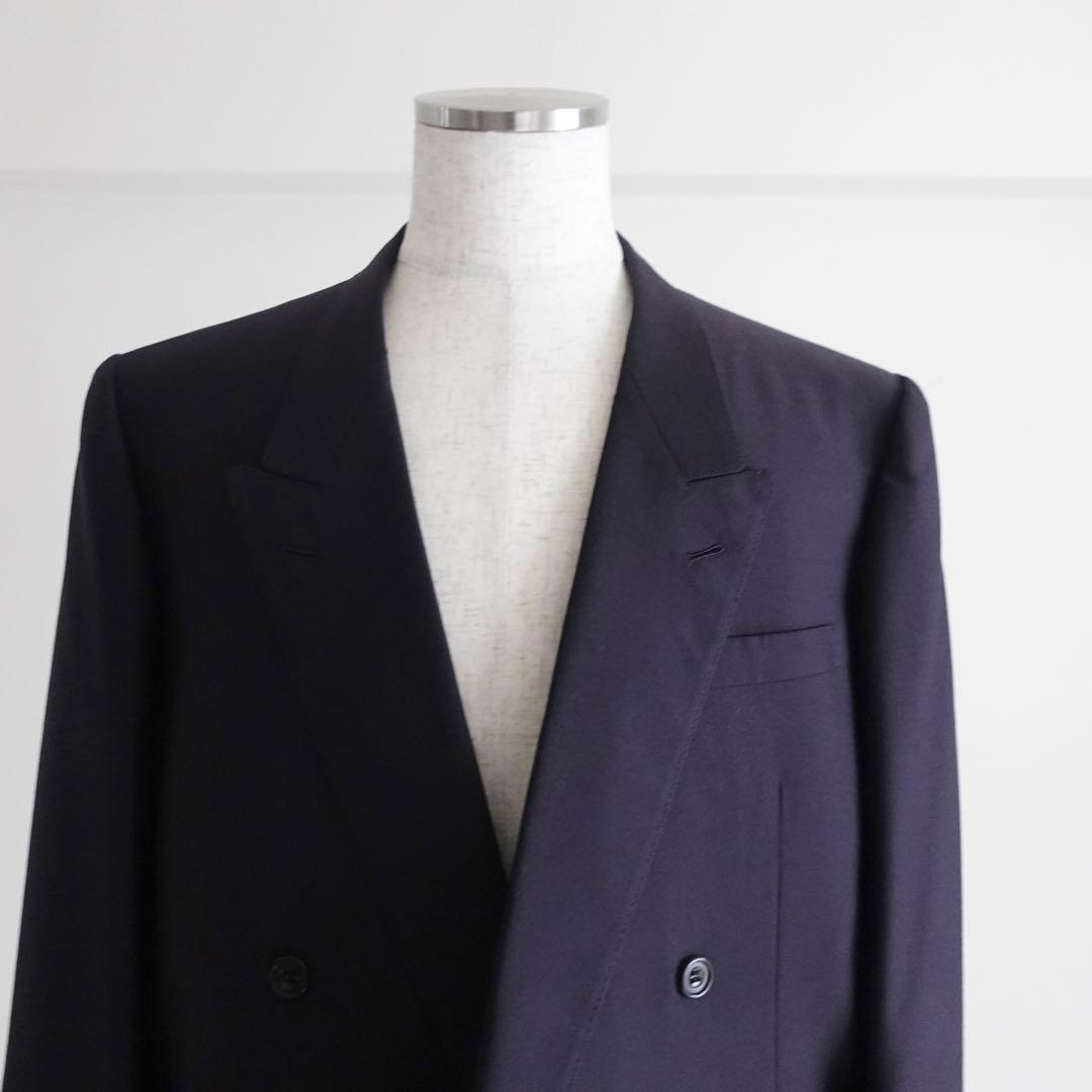 1990s BALENCIAGA ダブルブレスト　テーラードジャケット　ネイビー