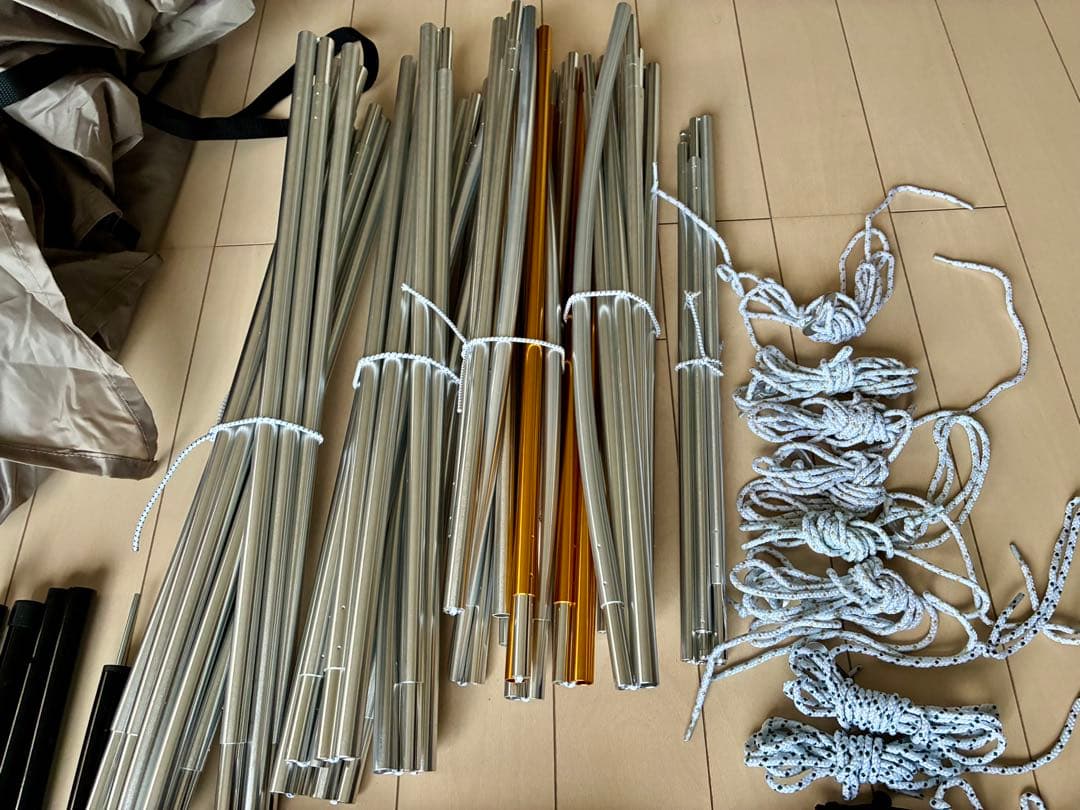 コールマン　タフ2ルーム 3025 グレージュ　1回のみ使用の超美品