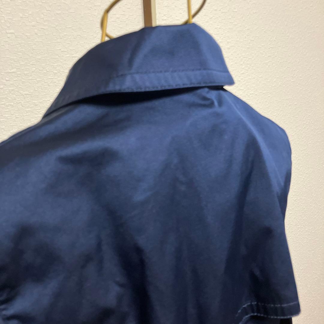 Aquascutum☆紺色トレンチコートサイズ15Lダブル☆angela☆