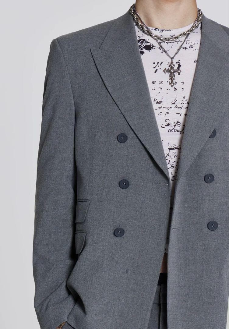 ジャケット・アウター jaded london Grey Goliath Blazer 38