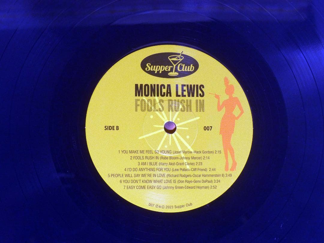 洋楽 LP / Monica Lewis / Fools Rush In