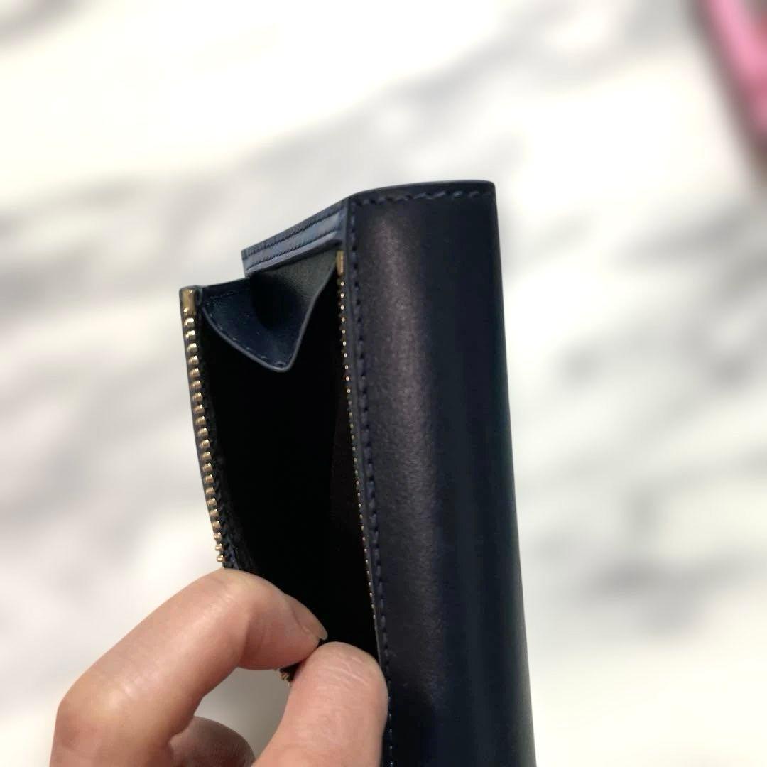 ゲラルディーニ 財布 三つ折り 小銭入れ付き ブルー