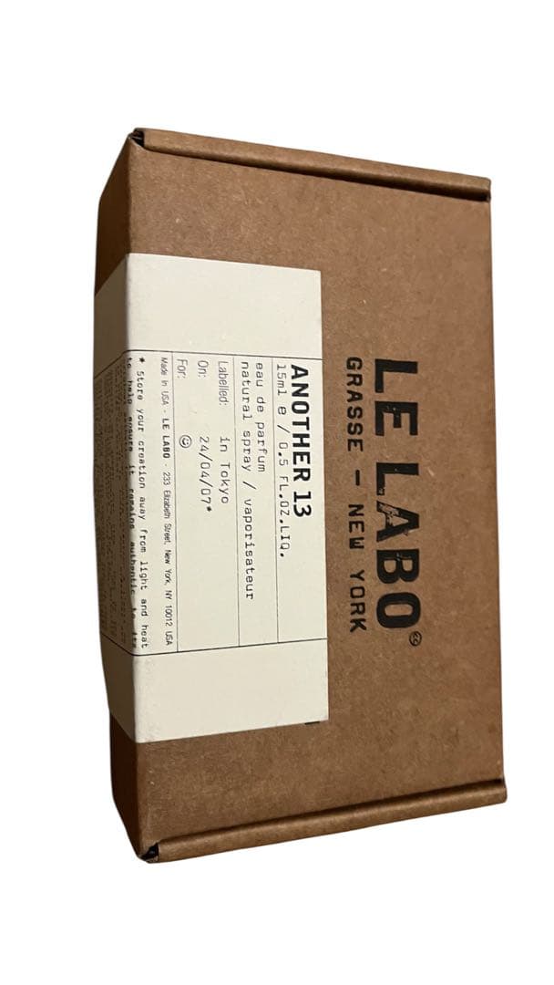 正規品　LE LABO ルラボ　アナザー 13 オード パルファム 15ml