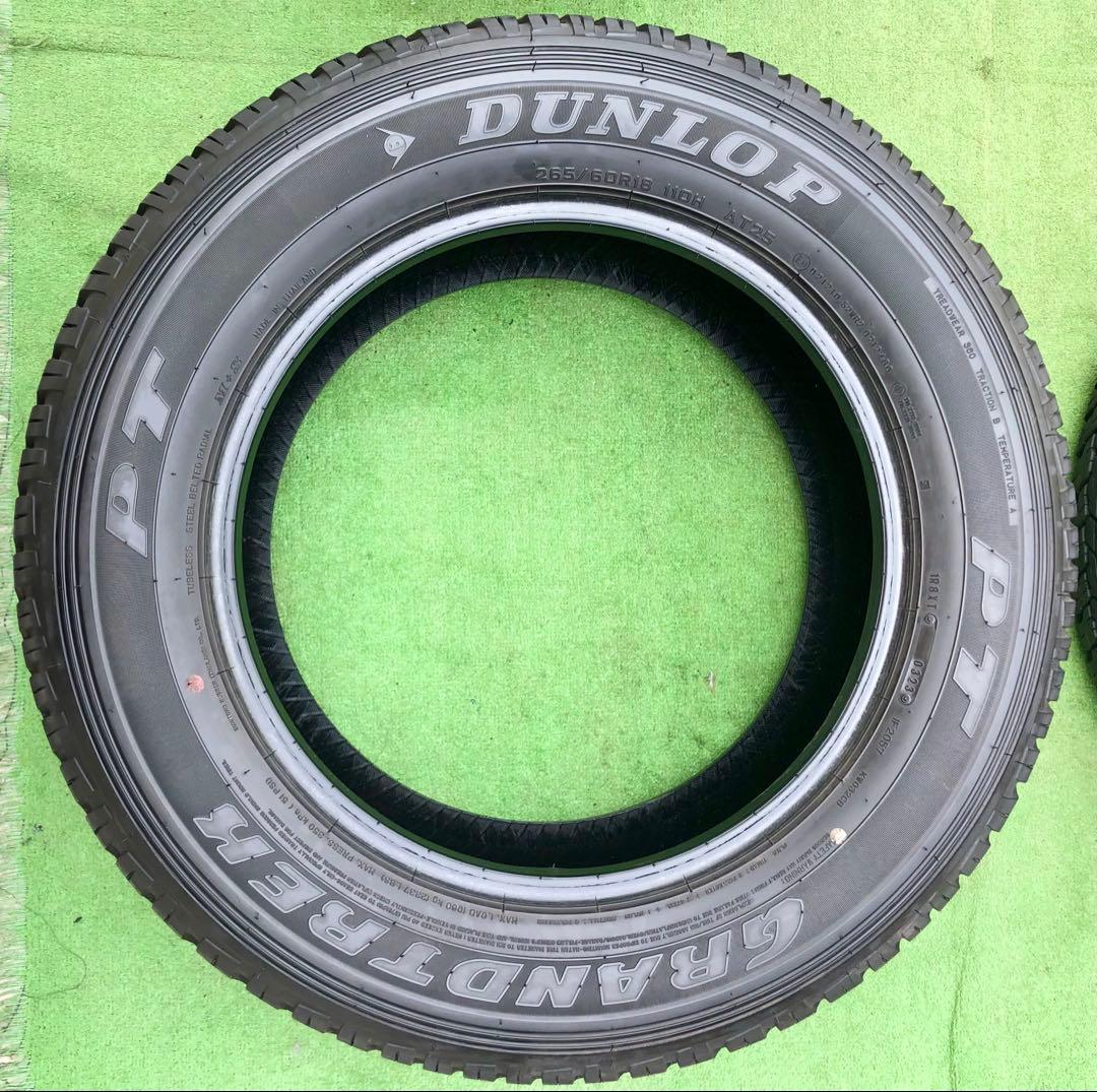 265/60R18 DUNLOP GRANDTREK PT ラジアルタイヤ