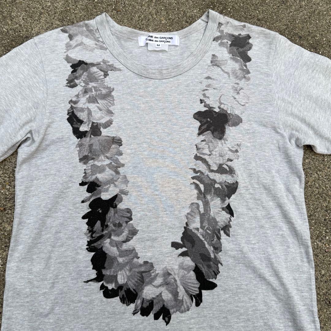 AD2012's COMME des GARCONS 花柄 Tシャツ コムコム