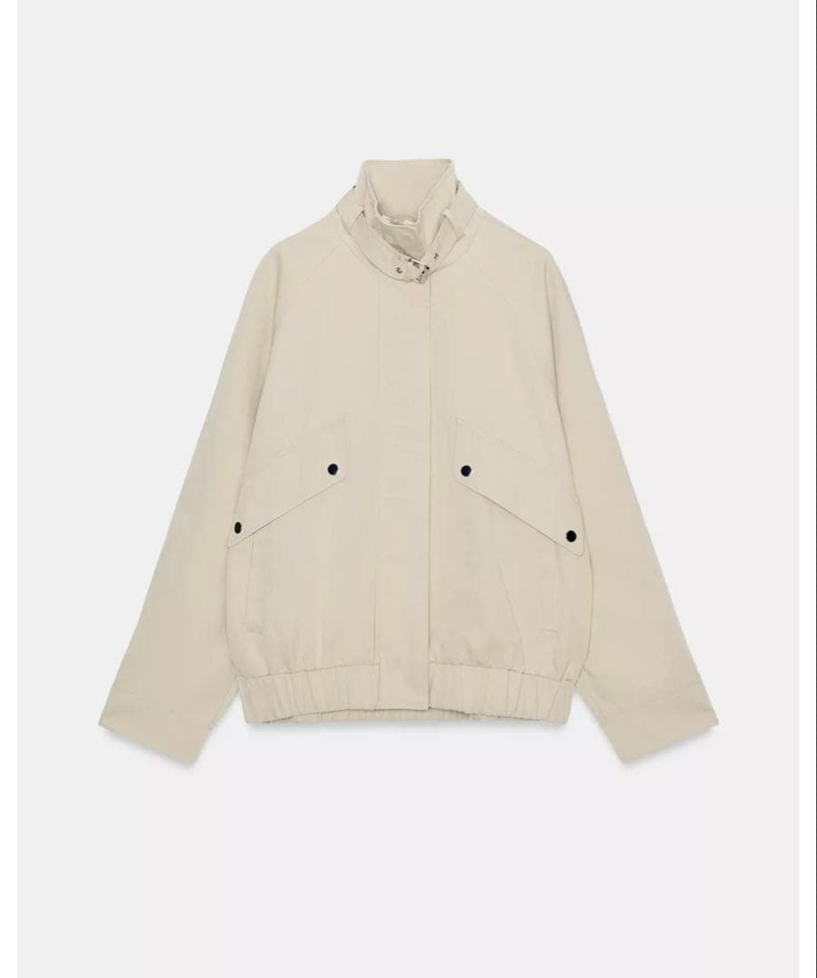 タグ付き新品★ZARAのオーバーサイズハイネックボンバージャケット★XS★完売