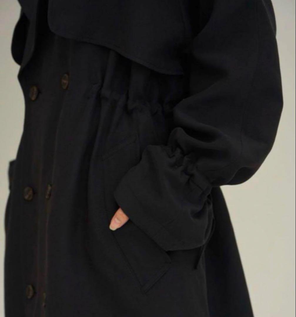 ENOF long coat black サイズM