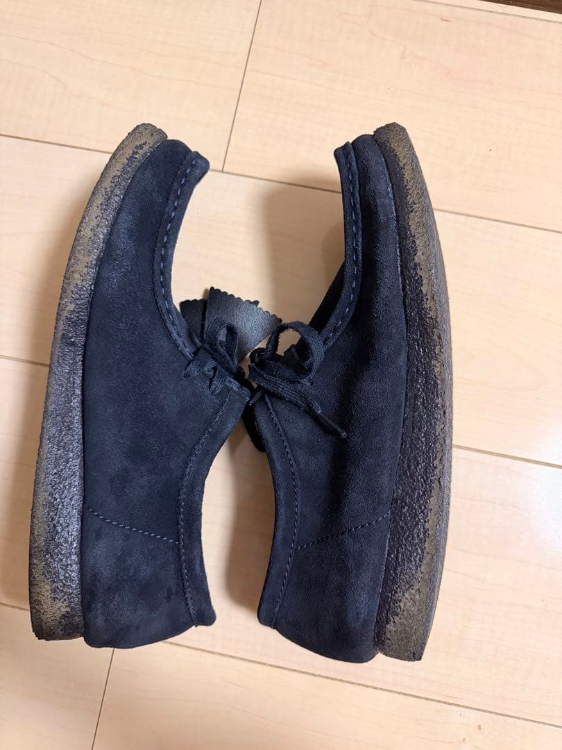 【別注　B&Y】Clarks Wallabeeネイビー クラークス　ワ