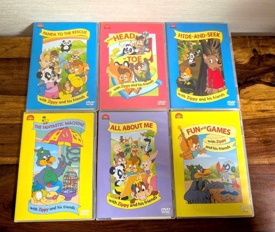 Zippy DVD 12枚 (薄型・字幕あり) おまけ付き