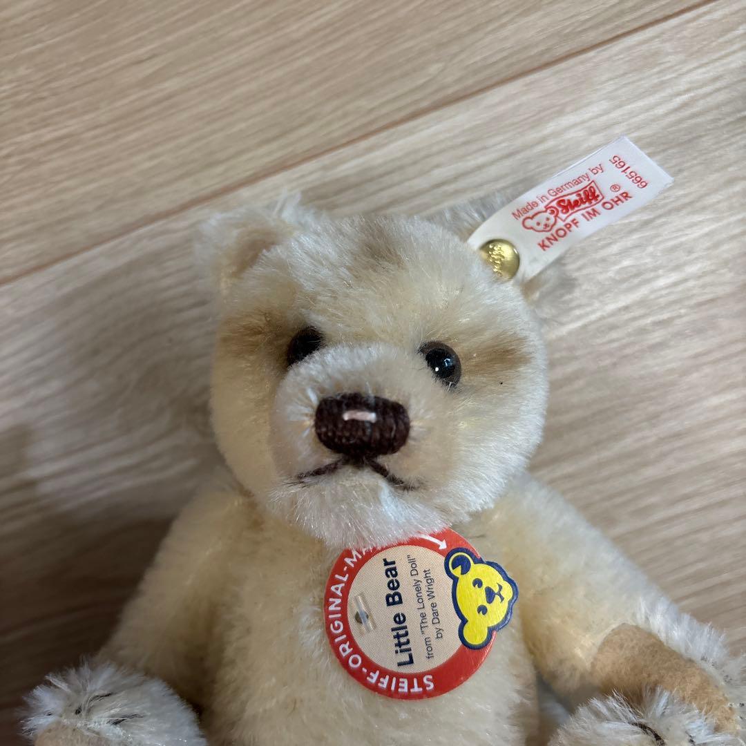 Steiff Little Bear クリーム色 ぬいぐるみ