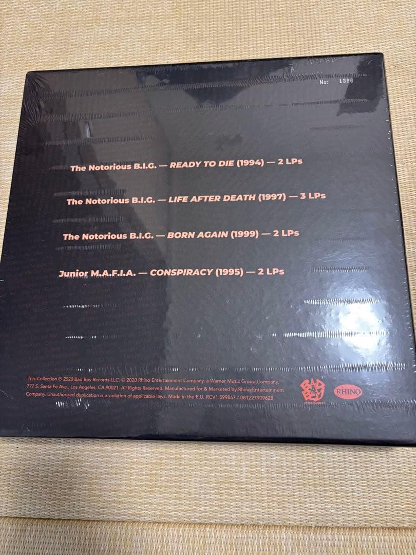 【新品アナログBOX】The Notorious B.I.G.9枚組-全アルバム