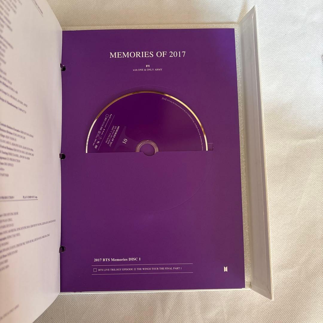 BTS MEMORIES OF 2017 メモリーズ DVD日本語字幕あり