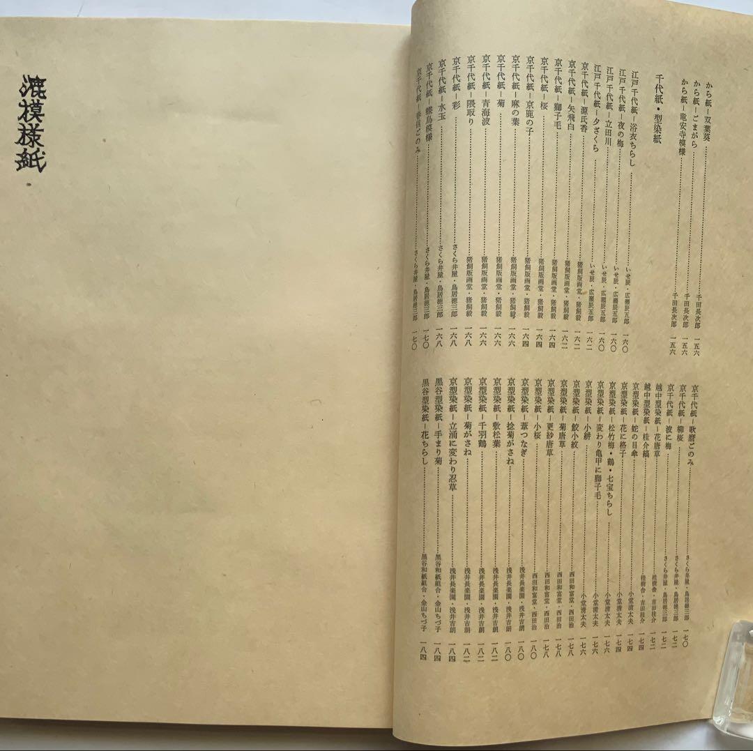 『手漉和紙』毎日新聞版　S50年　生漉紙他450点　日本の手漉和紙の集大成　民藝