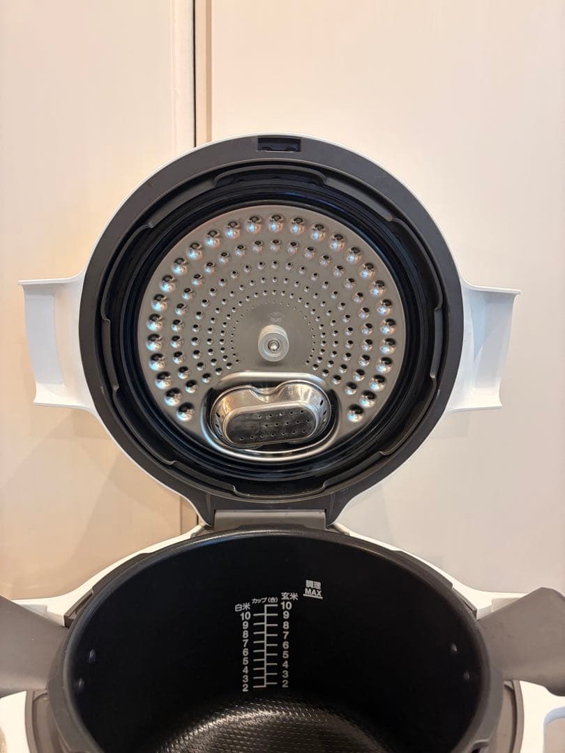 T-fal Cook4me Express 6L 電気圧力鍋 ホワイト　使用浅