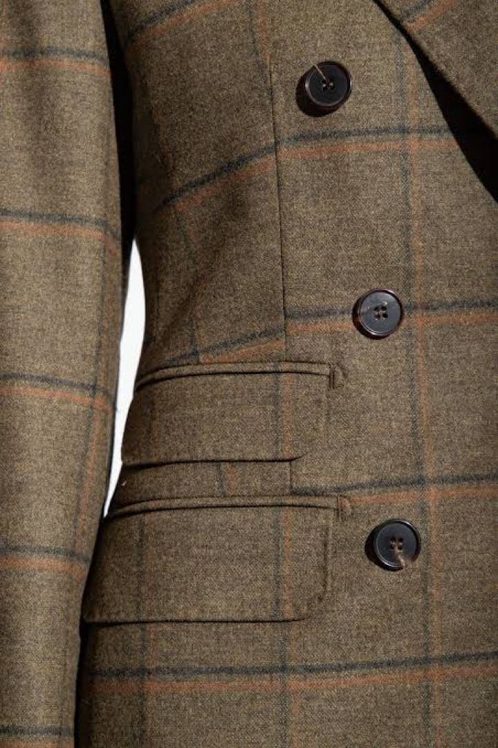 24AW MAXMARA 極美品 カシミヤ混 ダブルブレストジャケット 36