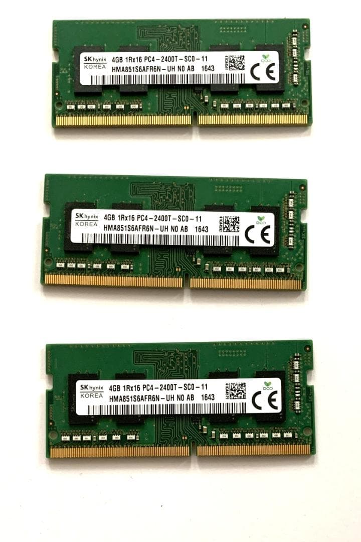 DDR3/DDR4 メモリ 4GB/8GB 5枚セット