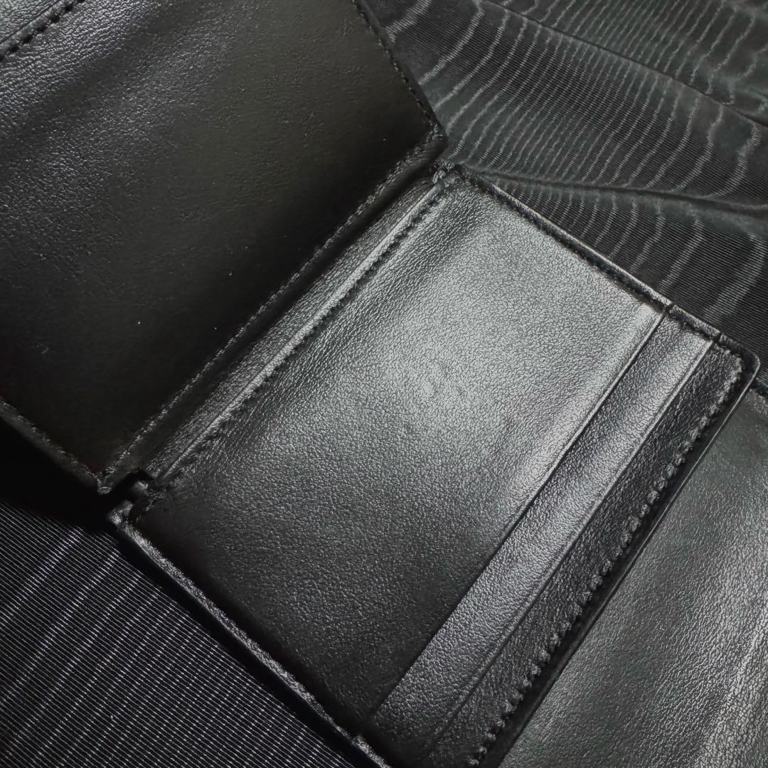 CELINE スモールフラップウォレット　三つ折り財布　トリオンフ　黒
