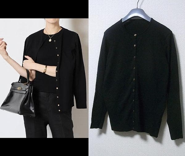 MUSE ドゥーズィエムクラス FF grace クルーネックカーディガン