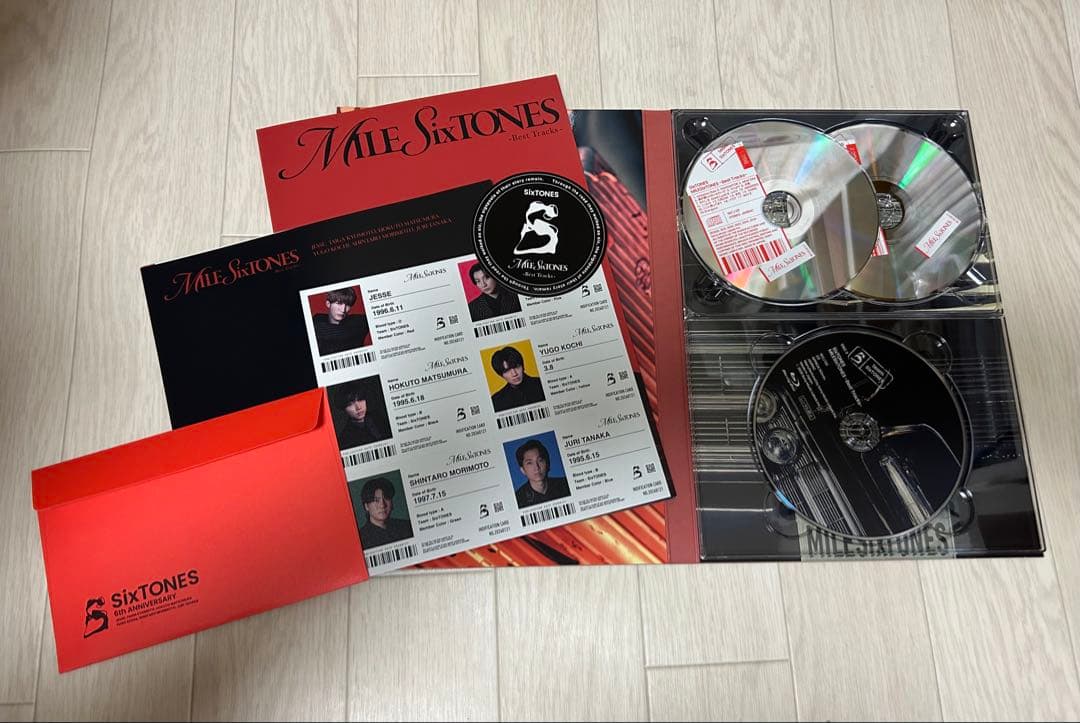 MILESixTONES 初回盤A、通常盤（初回仕様）