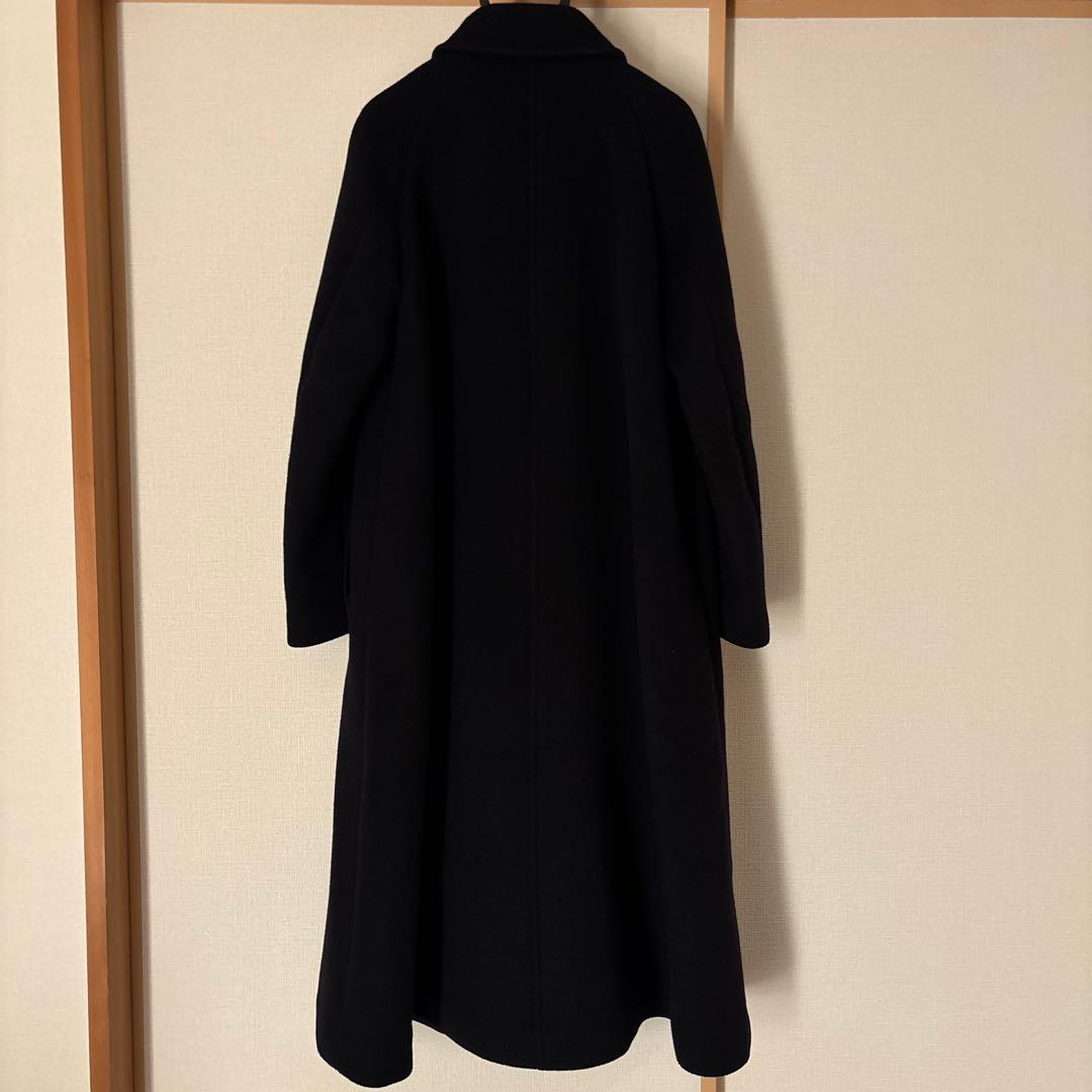 steven alan ウールカシミヤテントロングコート ネイビー　M