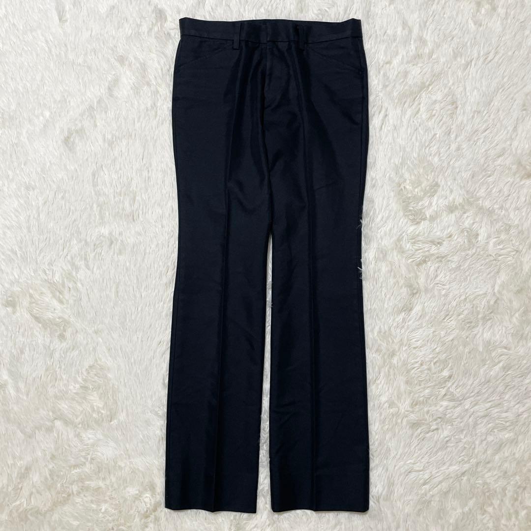 美品 5351プールオム ジャケット パンツ セットアップ スーツ ブラック L