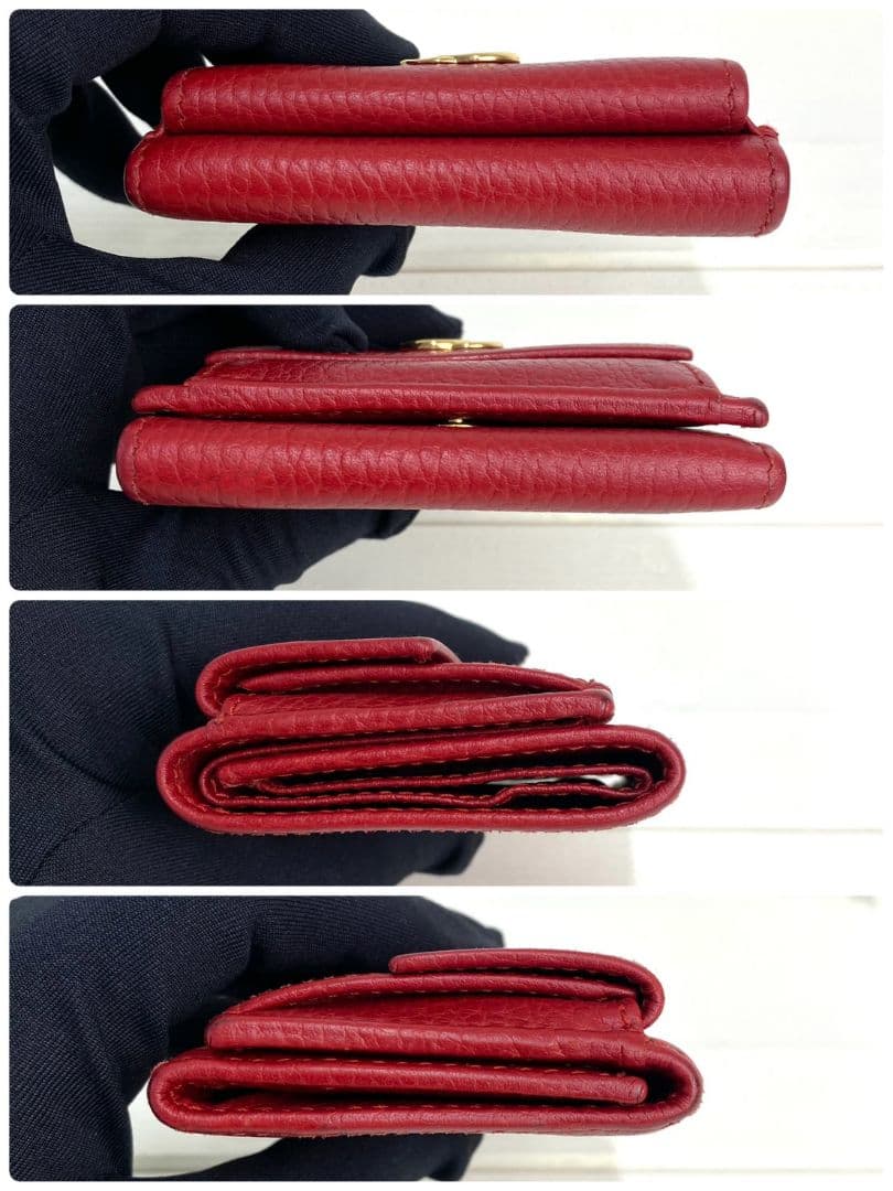 GUCCI 三つ折財布 コンパクトウォレット GGマーモント