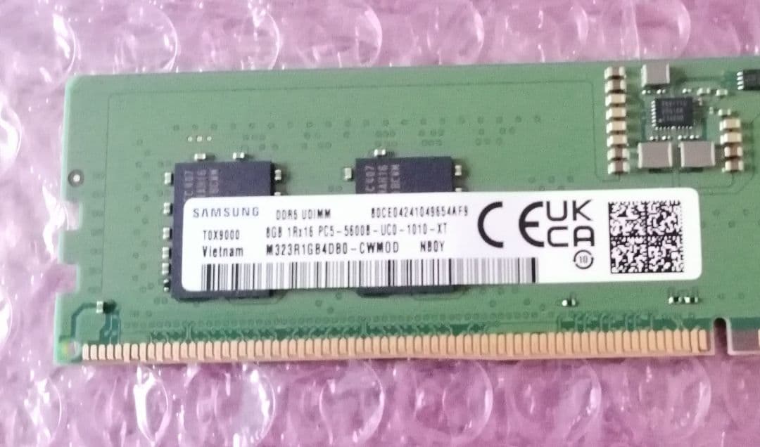 Samsung DDR5 8GB 2枚組 M323R1GB4DB0-CWMOD