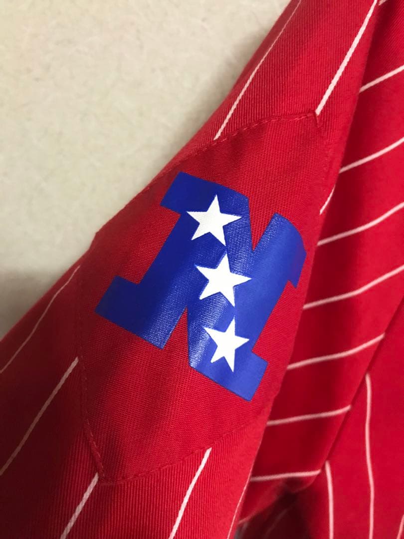 サンフランシスコ49ers ストライプベースボールシャツ XL