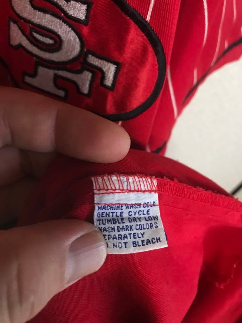 サンフランシスコ49ers ストライプベースボールシャツ XL