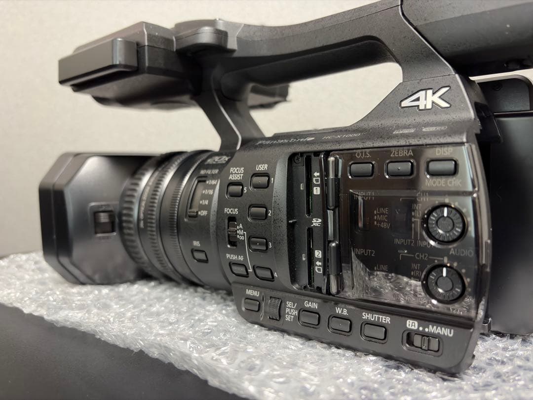 Panasonic HC-X1000 4K ビデオカメラ