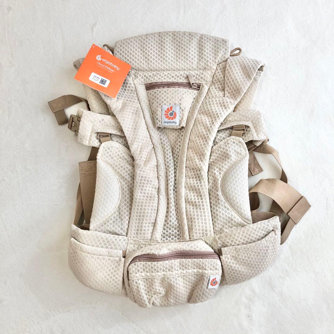 ラス1【新品】エルゴベビー オムニデラックス ナチュラルベージュ 抱っこ紐