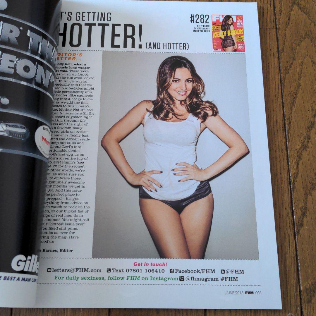Fhm 　june 2012 Kelly Brook